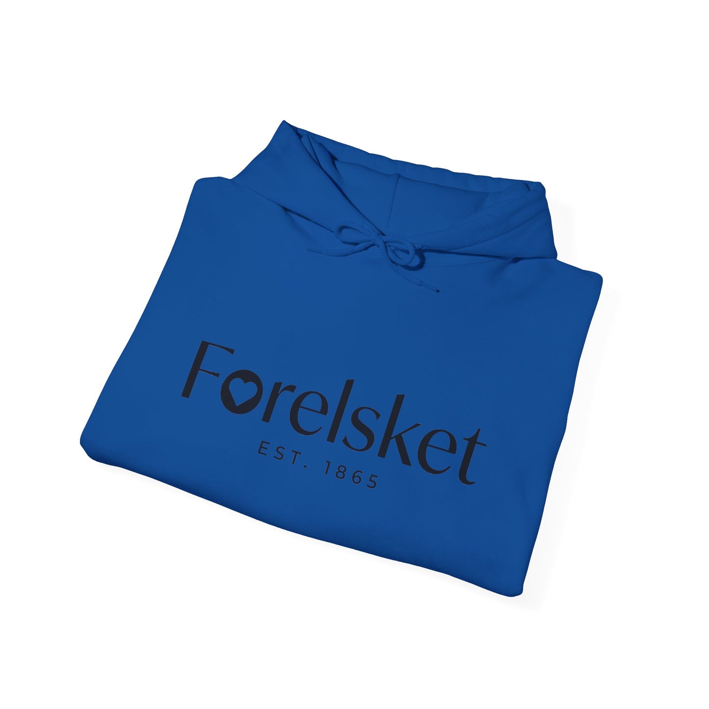 Forelsket Floral Hoodie — 'Forelsket' Logo & Rose Sleeve Graphic