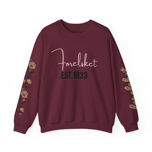 Forelsket Crewneck — the feeling, in cotton